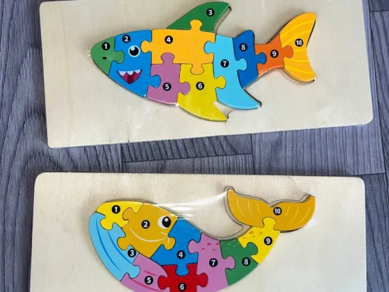 Animal Shaped Number puzzles