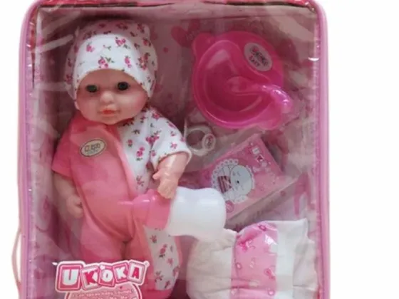 Pretend play Doll Feeding & Diapering 