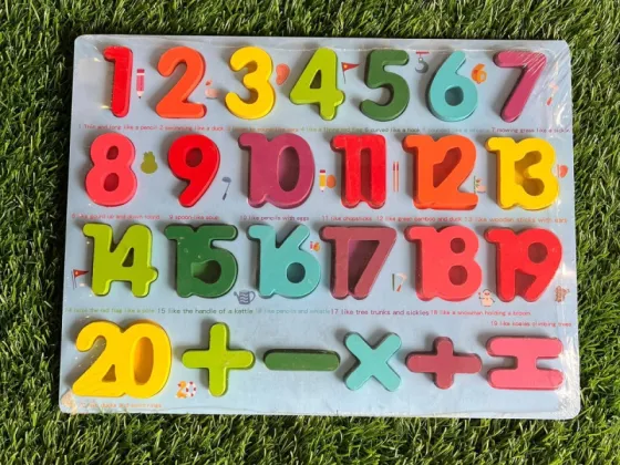 Numbers Wooden Puzzle