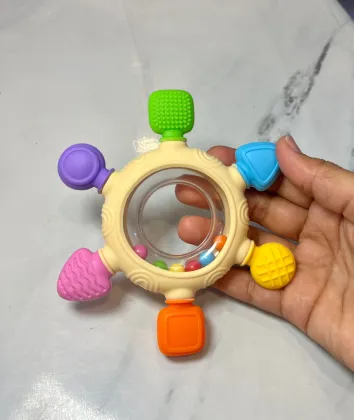 Silicone Round Textured teether