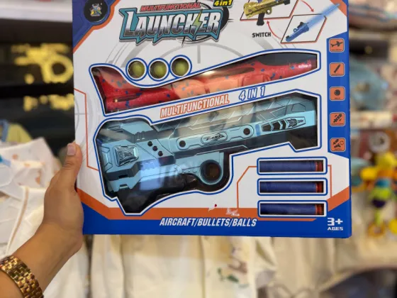 4 in 1 Launcher Gun