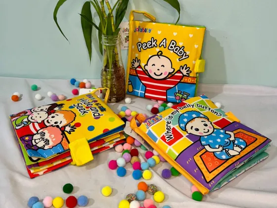 Interactive Cloth Book (JollyBaby)