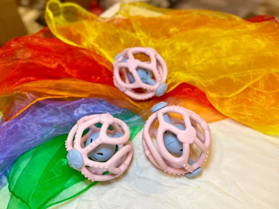 Silicone Rattle Ball